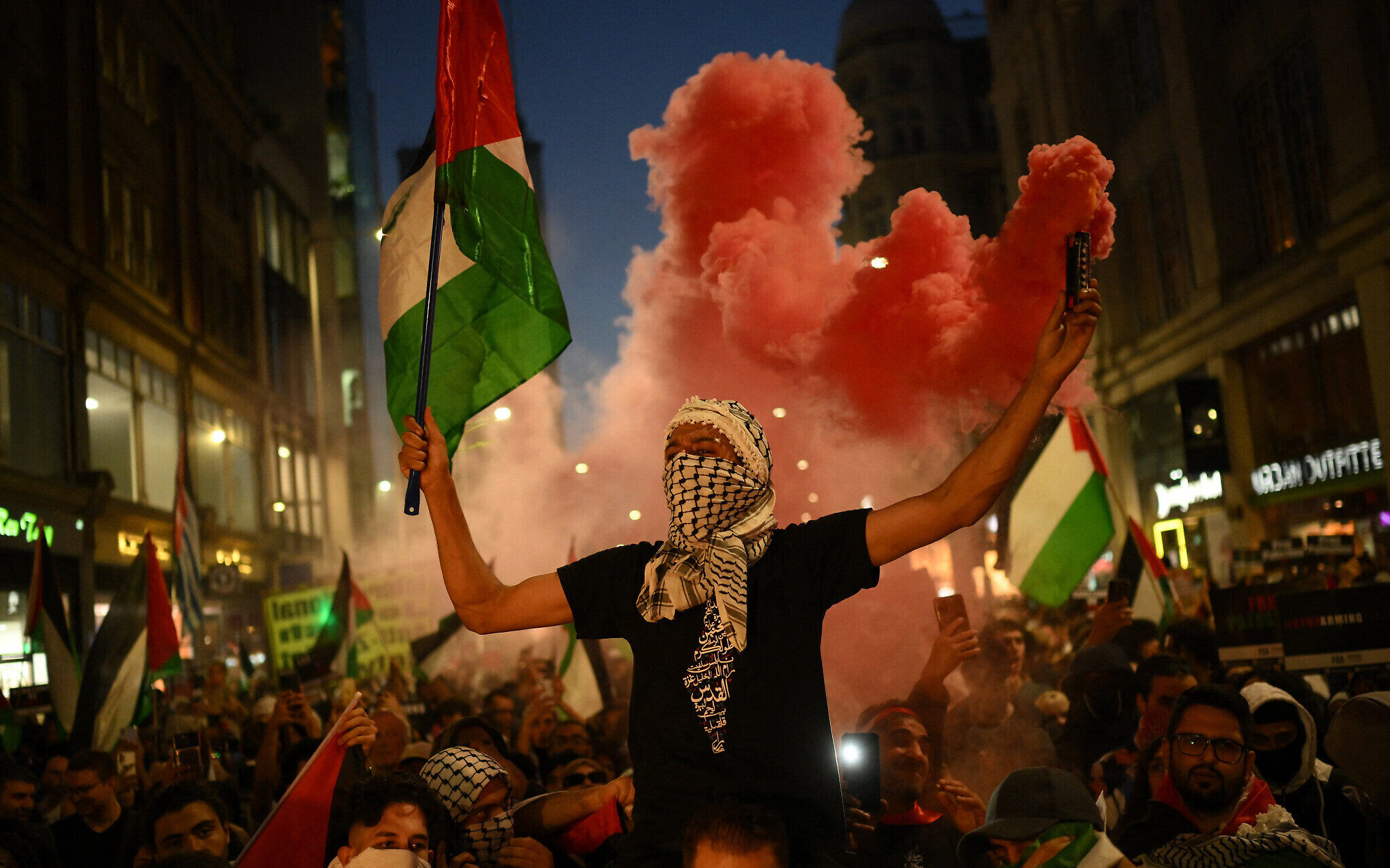 Mostres de suport a Palestina a Europa