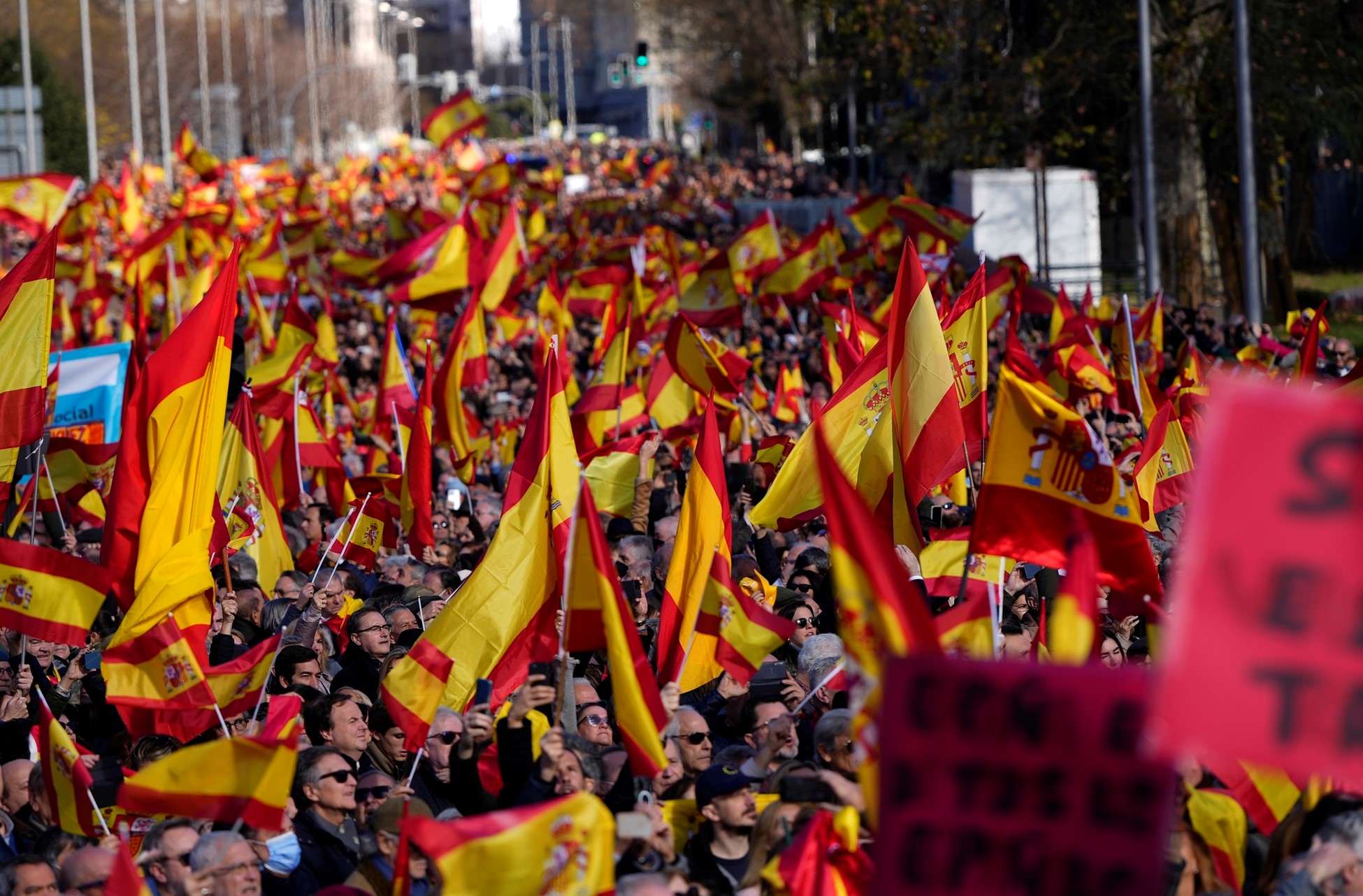 Manifestació espanyolista a Madrit